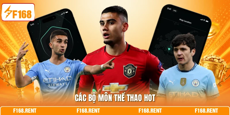 Các bộ môn thể thao hot